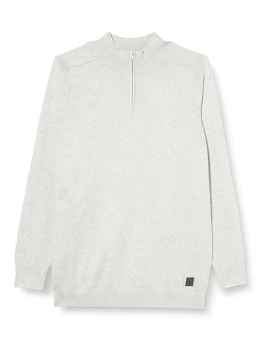 KEY LARGO Sweter męski Agency Troyer, Silver Mel. (1108), XL