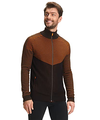 FALKE Męska kurtka z dzianiny, czarny, XL