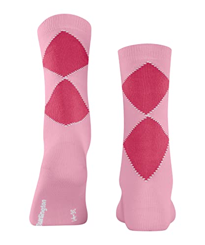 Burlington Kobiety Skarpety Darlington W SO Bawełna z wzorem 1 Para, Różowy (Candy 8541), 36-41