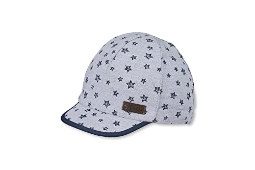 Sterntaler Chłopcy czapka z daszkiem kapelusz przeciwsłoneczny, szary przydymiony, 55