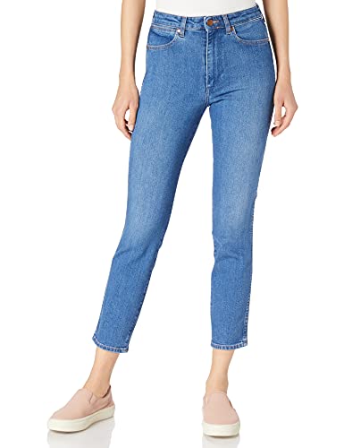 Wrangler Dżinsy damskie retro skinny, Niebieski (Taniec ze mną 187), 27W / 34L