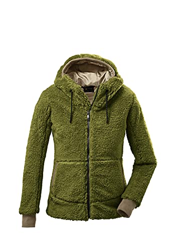 G.I.G.A. DX Damska kurtka polarowa z kapturem Gw 33 Wmn Kntflc Jckt Casual Windblocker/Teddy