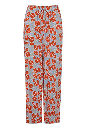 ICHI Damskie spodnie rekreacyjne, 171562 / Mandarin Red, 38