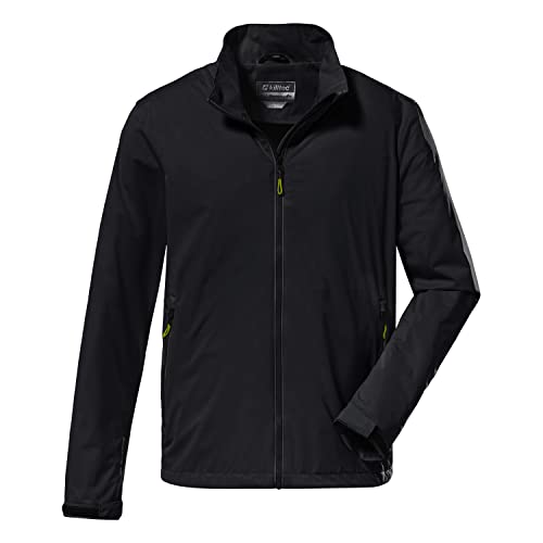 Killtec Męska kurtka softshell ze stójką, pakowana KOS 8 MN SFTSHLL JCKT, czarna, S, 38268-000