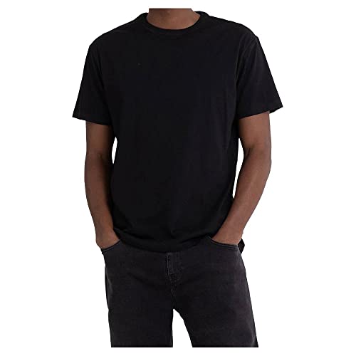 Replay Męski T-shirt M6450, 098 czarny, XS, 098 BLACK, XS