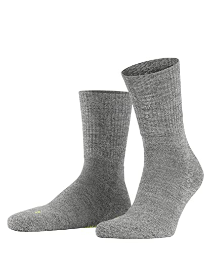 FALKE Uniseks Skarpety Walkie Light U SO Wełna Merynosa jednokolorowe 1 Para, Szary (Graphite Melange 3060), 46-48