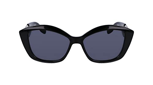 KARL LAGERFELD KL6102S Okulary przeciwsłoneczne, czarne, jeden rozmiar dla kobiet, czarny, rozmiar uniwersalny