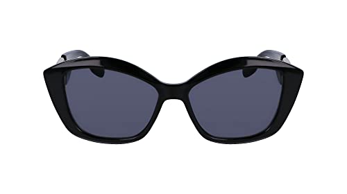 KARL LAGERFELD KL6102S Okulary przeciwsłoneczne, czarne, jeden rozmiar dla kobiet, czarny, rozmiar uniwersalny