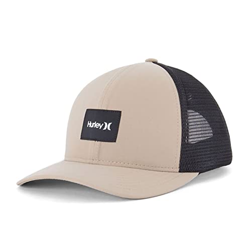 Hurley Męska czapka typu trucker M Warner, khaki, czarny, jeden rozmiar, Khaki/czarny, Rozmiar uniwersalny