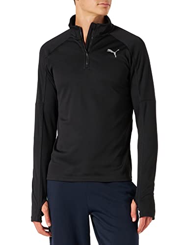 PUMA Męska koszulka Run 1/4 Zip Ls Tee M sweter
