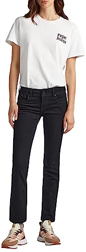Pepe Jeans Dżinsy damskie Saturn, Czarny (Denim-xg1), 33W / 32L