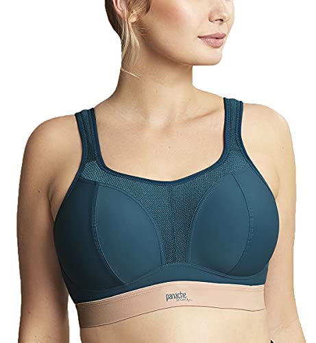 Panache Damska bransoletka Underwired Bra Esportivo Com Arosport biustonosz sportowy, morski/różowy, 80E