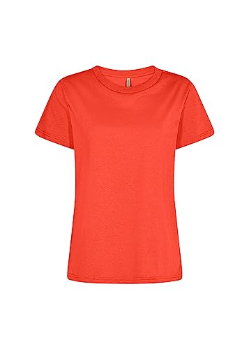 SOYACONCEPT Women's SC-Derby 1 T-shirt damski, czerwony, XXL, czerwony, XXL