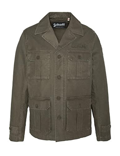 Schott NYC Bluzka Shafter, Khaki, M Męska, Khaki, M