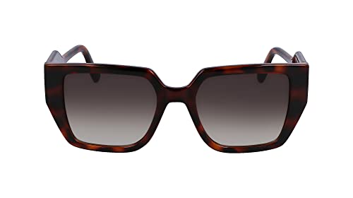 KARL LAGERFELD KL6098S Okulary przeciwsłoneczne, żółw, jeden rozmiar dla kobiet, Żółw, rozmiar uniwersalny