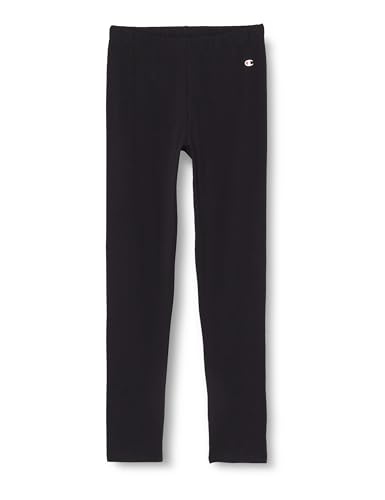 Champion Legacy Color Punch G-Cotton-Lycra Legginsy Dziewczyny i Dziewczyny, Czarny, 11-12 lat