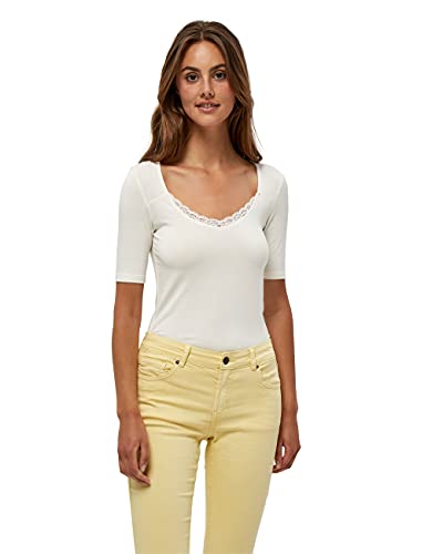 Desires Damska koszulka z koronką Giselle, Gardenia, XXL