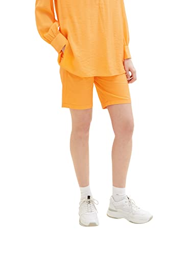 TOM TAILOR Damski Szorty bermudy 1035499, 29751 - Bright Mango Orange, 32