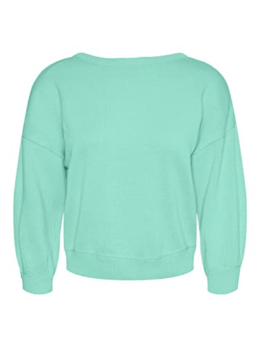 VERO MODA Sweter damski, Zielony (Brook Green), XS