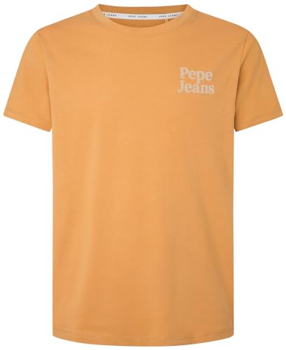 Pepe Jeans Koszulka męska Kody, Brązowy (mieszanie), M