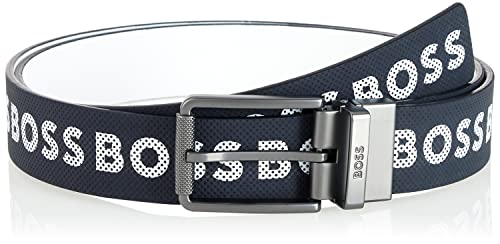 BOSS Męski pasek Tintin-Log-P_Or35_sp, ciemnoniebieski401, ONESI, Dark Blue401, jeden rozmiar