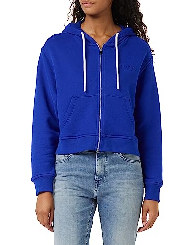 Tommy Hilfiger Damska bluza z kapturem REG Hilfiger FR-Terry, ultramiękka, S, Ultraniebieski