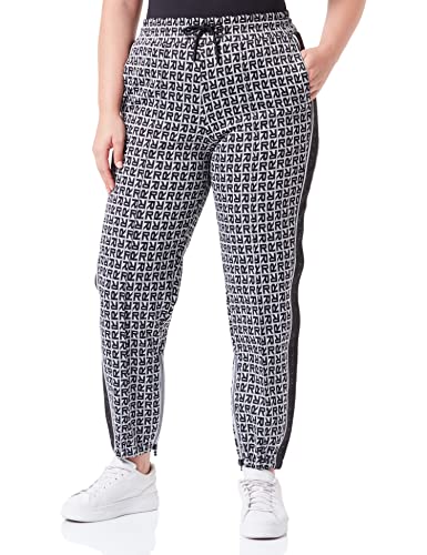 Replay Spodnie damskie na co dzień, 010 White Black, L