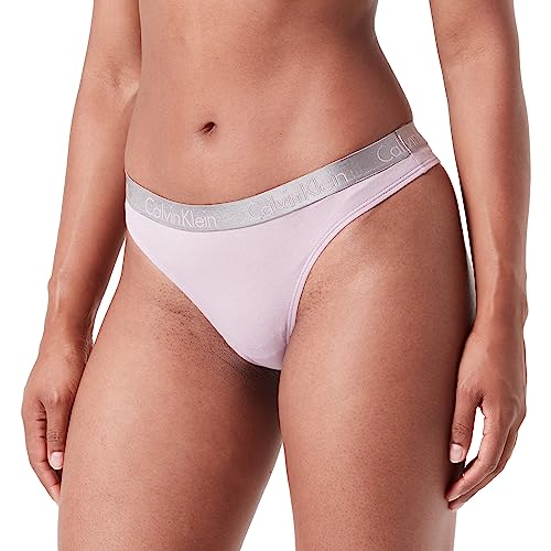 Calvin Klein Stringi damskie, Happy Fioletowy, L
