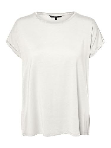 VERO MODA Damski szal kominowy VMAYA Plain SS Top GA NOOS Curve, Snow White, XL