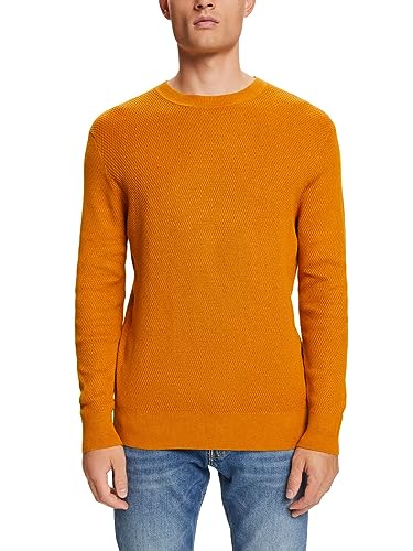 ESPRIT sweter męski, 710/żółty (miodowy żółty), XL