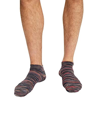 Esprit Skarpety wielokolorowe, 2-pak, wiskoza, męskie, krótkie ze wzorem, 2 pary, wielokolorowy (asortyment 0010), 43-46 EU