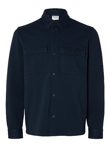 SELECTED HOMME Klasyczna koszulka męska, granatowy blezer, M