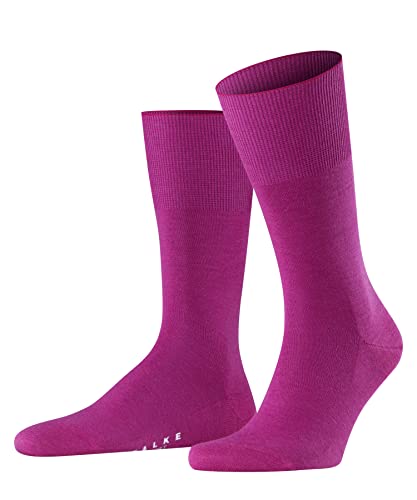 FALKE Mężczyźni Skarpety Airport M SO Wełna Merynosa Bawełna jednokolorowe 1 Para, Różowy (Arctic Pink 8233), 39-40