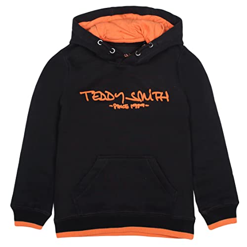 Teddy Smith Chłopięca bluza z kapturem Siclass Jr, Charbon/Contrast 1, 4 lat