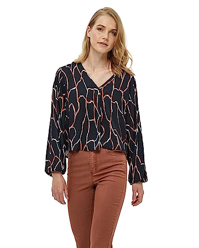 Desires Bluzka z długim rękawem Fenja, Czarny Druk, 38