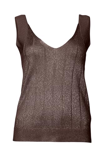 ESPRIT Sweter damski, 220 / ust Brown, M