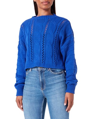 Sookie Sweter damski 12426076-SO01, NIEBIESKI, XL/XXL, niebieski, XL-XXL