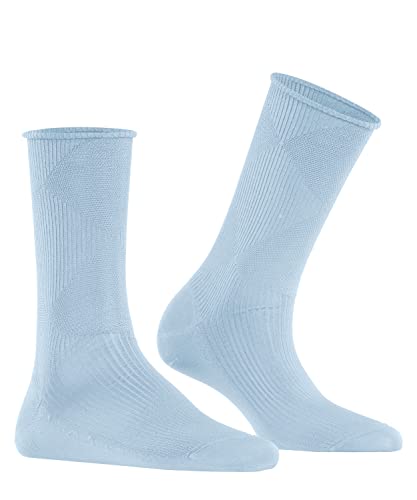 Burlington Fine Argyle damskie skarpety z miękkiej mieszanki wiskozy, niebieski (Bluebell 6244), 42 EU