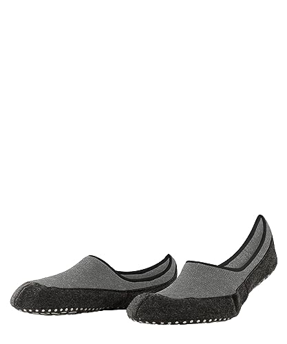 FALKE Mężczyźni Cosyshoe Invisible M HP Wełna Dziewicza z wypustkami na podeszwie 1 Para, Szary (Grey Melange 3271), 45-46