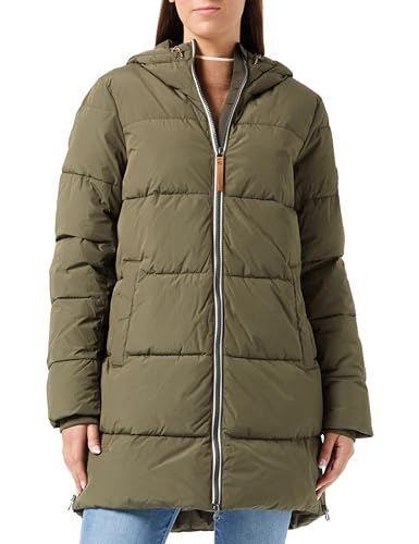 camel active Damska kurtka puchowa z kapturem, ciemnozielony, 40