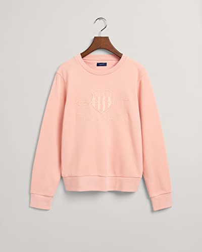 GANT Damska bluza Tonal Archive Shield Sweat Sweatshirt, Guava ORANGE, standardowa, Guava Orange, XXL