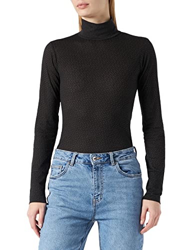 G-STAR RAW Slim Żółw Neck Długi Rękaw Koszulka damska, Niebieski (Dk Legion Blue Gs Butterfly 45 C565-c829), S
