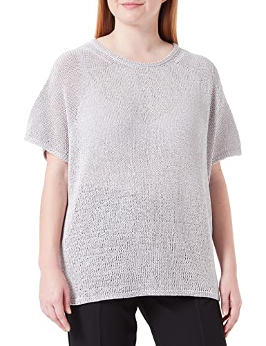 s.Oliver BLACK LABEL Damski sweter z krótkim rękawem, brązowy, L