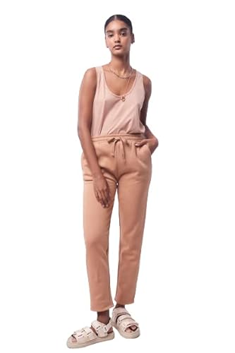 Teddy Smith Damskie spodnie Femme P-Fabyno Fleece klasyczne spodnie, Sweet Terracotta, Large