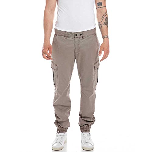 Replay Spodnie męskie, 104 Mud, 31W / 30L