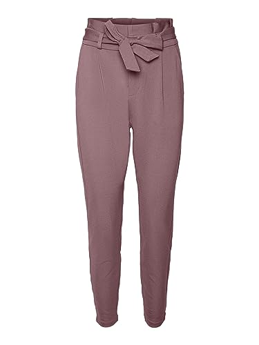 VERO MODA VMEVA HR spodnie damskie z miękkiej torebki, spodnie GA NOOS, Nostalgia Rose, 32/L-XXL