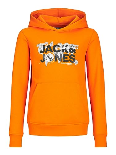 JACK&JONES JUNIOR Chłopięca bluza z kapturem Jcodust Sweat Hood Sn Jnr, Exuberance, 176