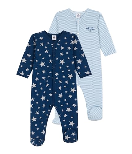 Petit Bateau A087J Piżama Dobrze śpi, Wariant 1, 6 Miesięcy Dziecko, Wariant 1, 6 mesi