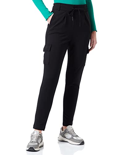 ONLY Damskie spodnie Onlpoptrash Life Easy Cargo Pocket PNT, czarny, (XS) W / 32L