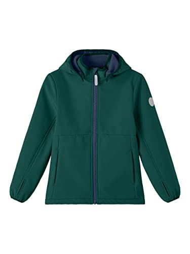 NAME IT Boy's NKMMALTA kurtka softshell 2FO kurtka, Petrified Oak, 122, Petrified Oak, 128
